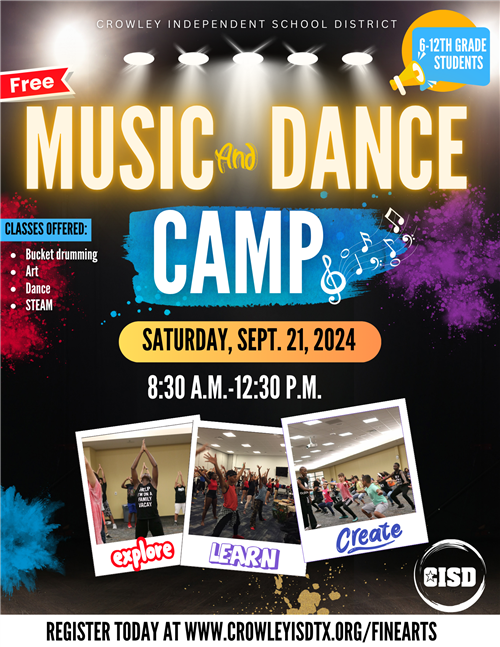 Free Music and Dance Camp